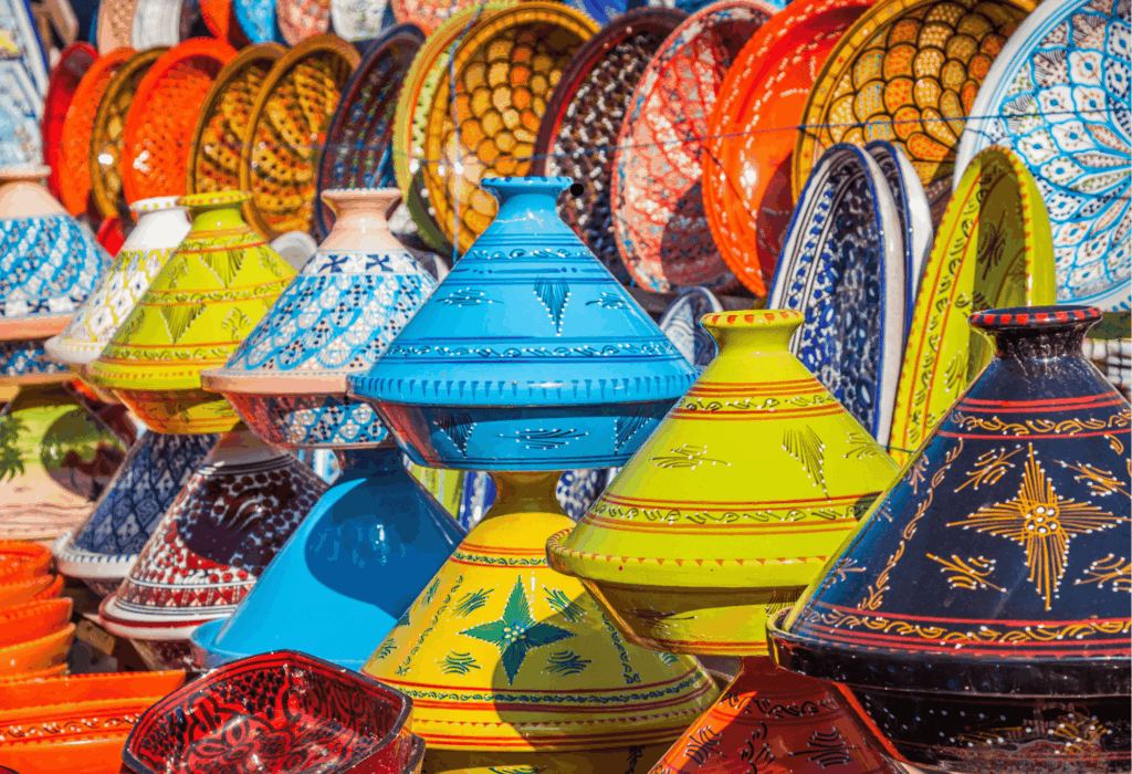Morocco Coloured Pots