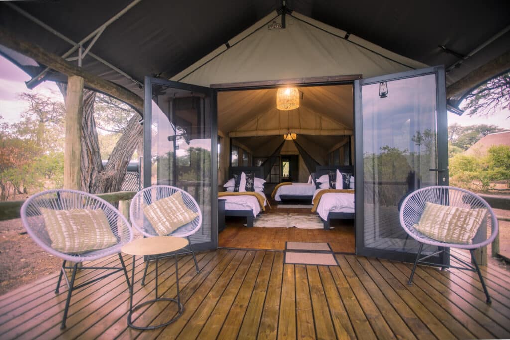Luxury Tent Deck