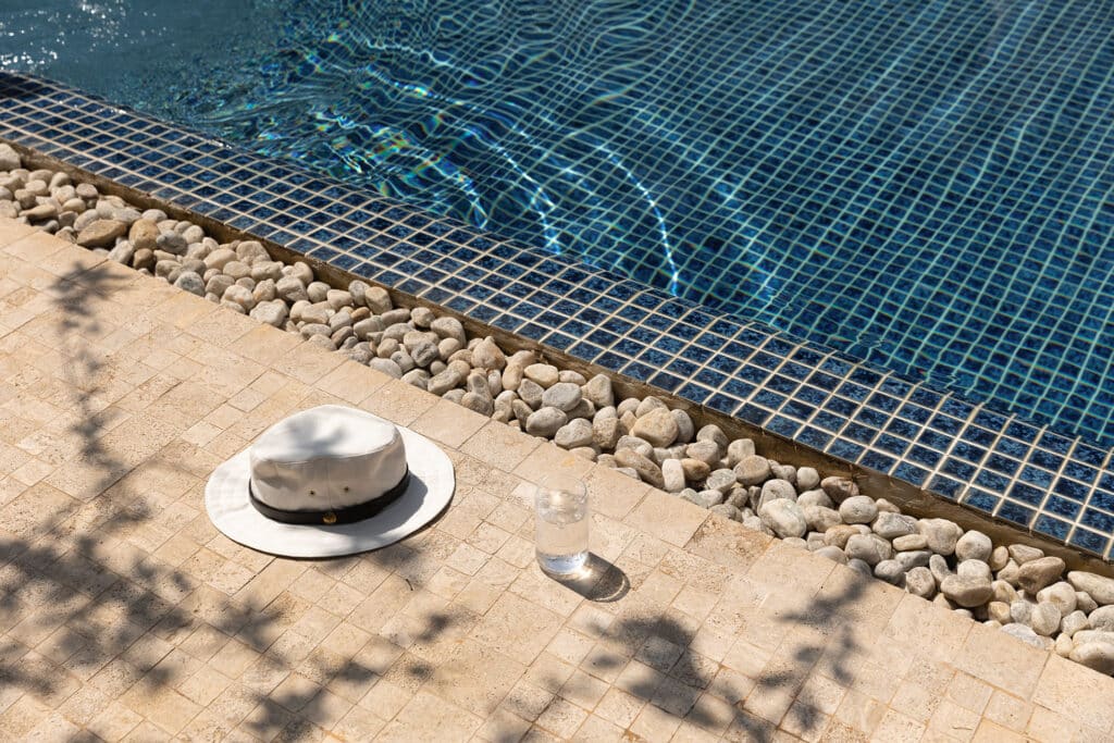 Pool side hat