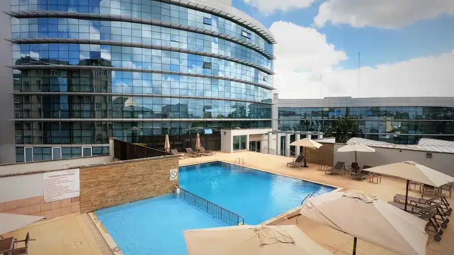 Swimming pool at Boma Nairobi hotel in Nairobi 2