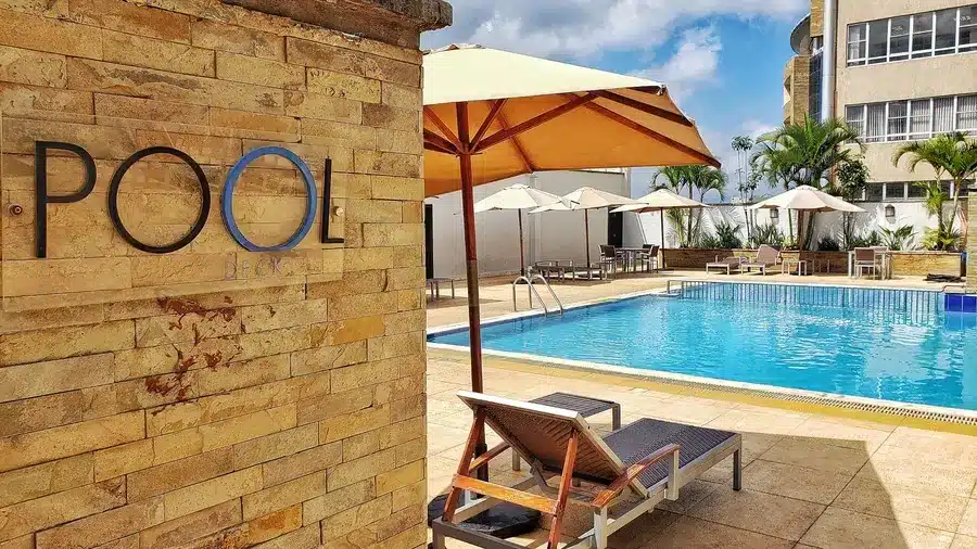 Swimming pool at Boma Nairobi hotel in Nairobi 4