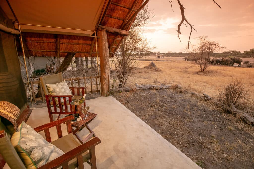 The Hide Deluxe Tent View