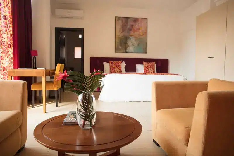 hotel maison rouge cotonou benin suite junior