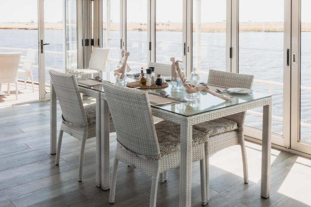 Chobe Princess Dining area 1