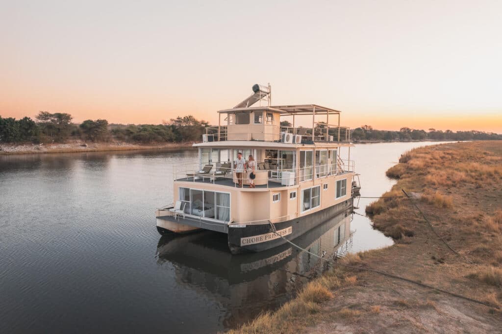 Chobe Princess at Serondela Mooring