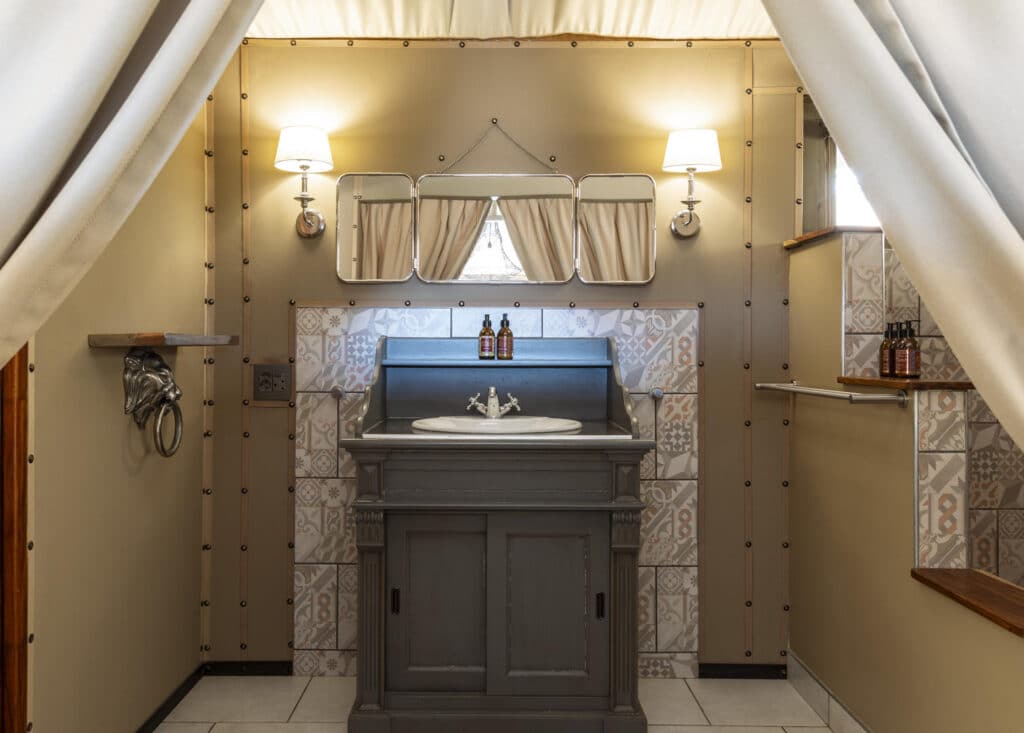 Premium Tent Bathroom 1