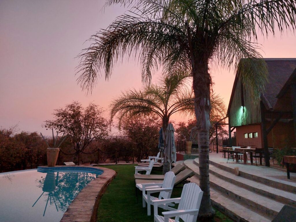 Sunrise at the Swimming Pool