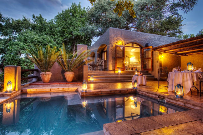 chobe game lodge honeymoon suite private patio