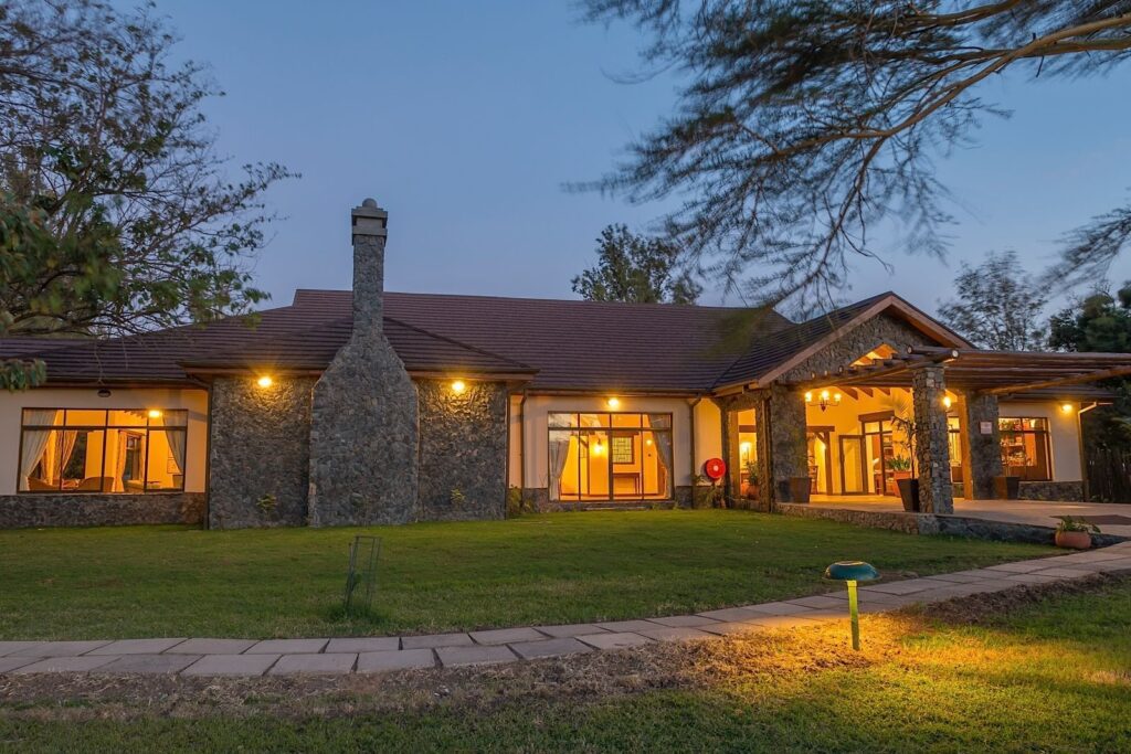 exterior of sweetwaters serena camp