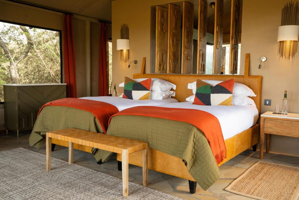 Naboisho Camp Twin Tent Interior 1