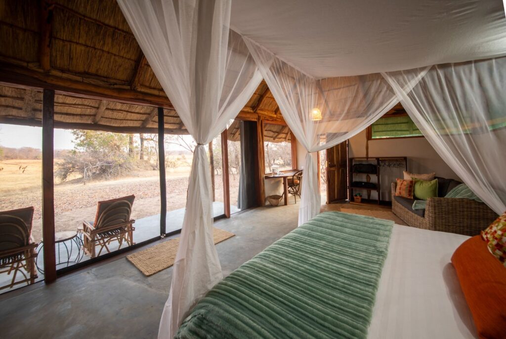 nanzhila lake camp chalet accommodation kafue national park