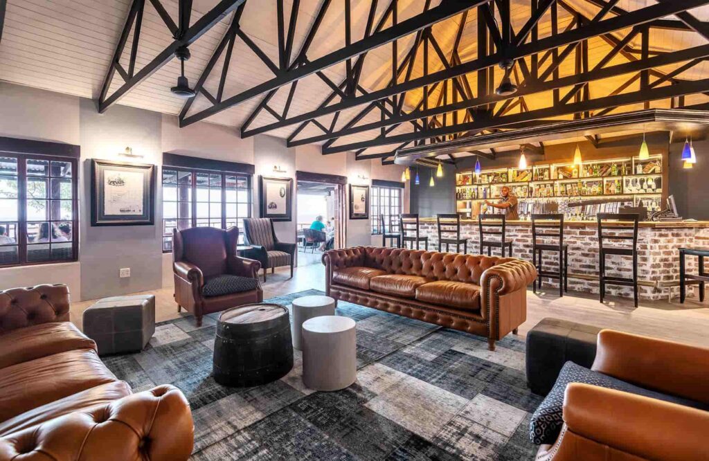 Communal area at Etosha Safari Lodge