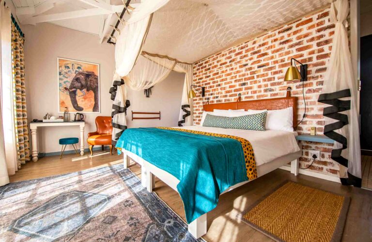 Bedroom at Etosha Safari Lodge