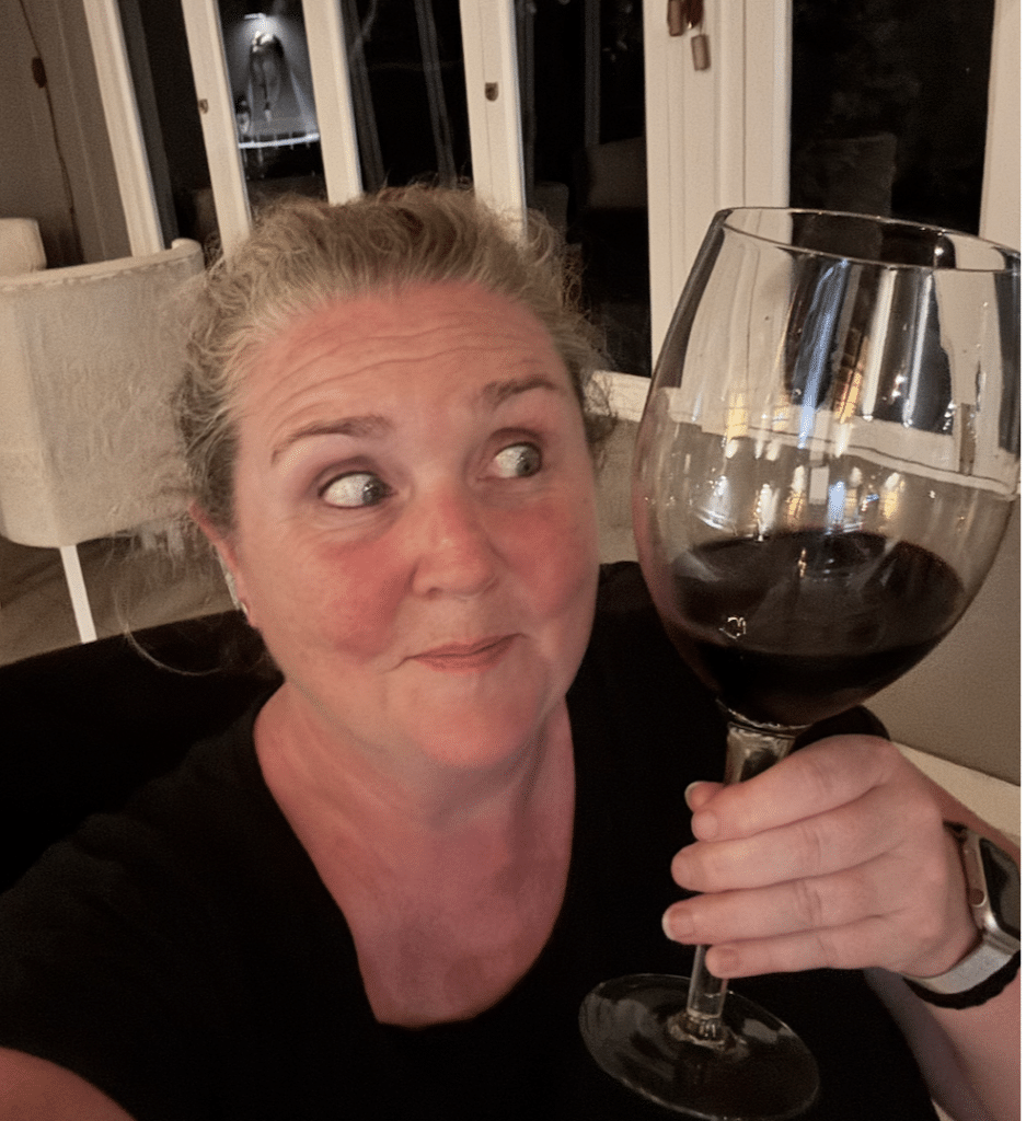 Large wine glasses at Clifftop Exclusive Safari Lodge Welgevonden Game Reserve